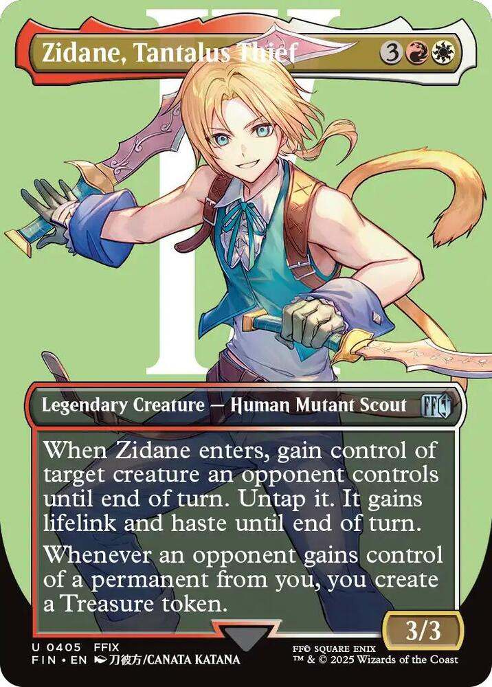 Zidane, Tantalus Thief - Borderless